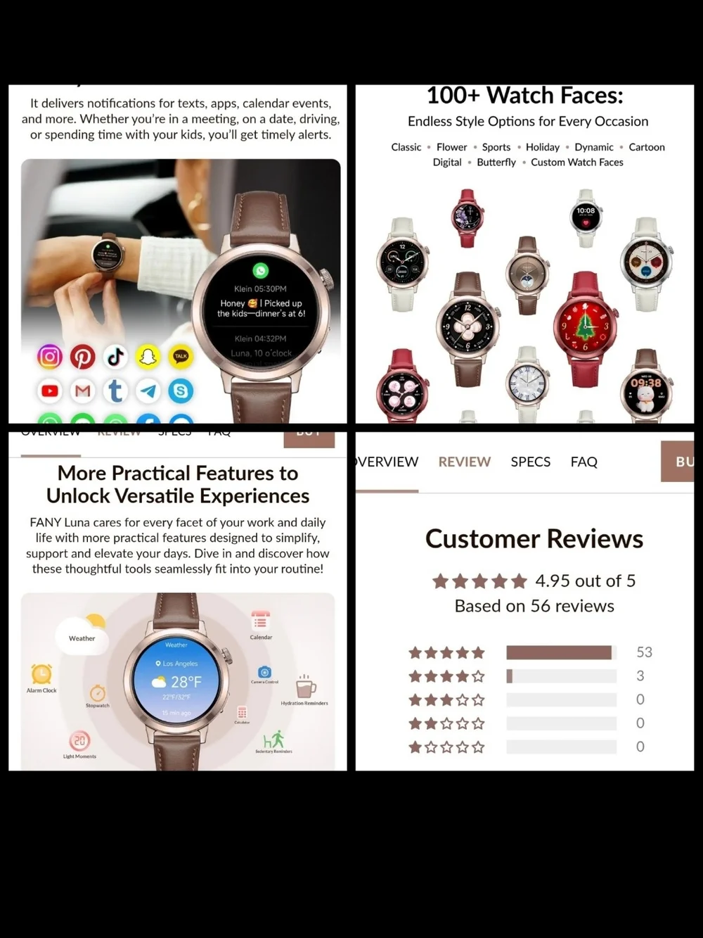 Fany Luna Smartwatch NIB